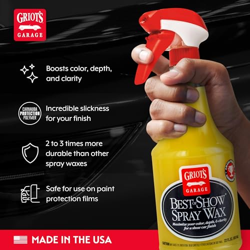 Best of Show Spray Wax for Car Detailing (22 Fl Oz)