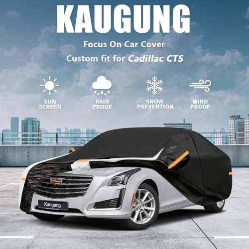 10 Layers Car Cover Custom Fit for Cadillac CTS