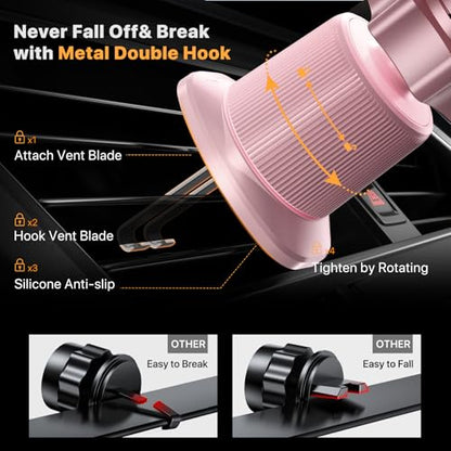 Phone Holders for Your Car with Metal Hook Clip