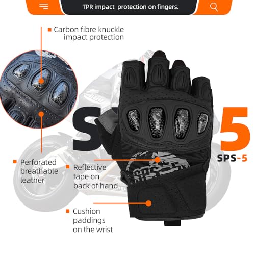 SPS 5 Unisex Touchscreen Road Racing Motorcycle MTB Sports Gloves Also fit BMX MX ATV Mountain Bike Bicycle Cycling Off