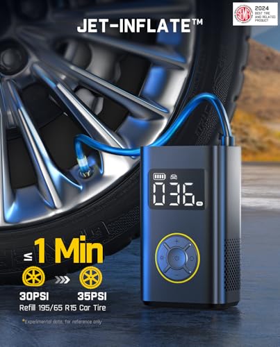 X9 Pro Portable Tire Inflator for Compact Car