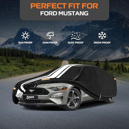 Heavy Duty Car Cover Custom Fit for Ford Mustang