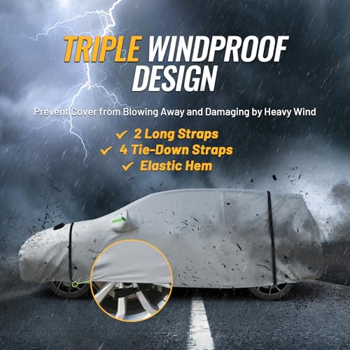 Car Cover Waterproof All Weather Windproof for SUV 188