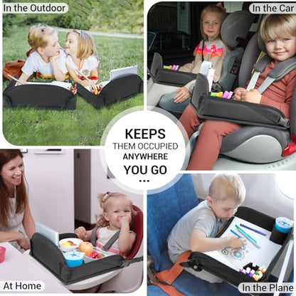 Kids Travel Tray for Toddler Car Seat (16 Ounce)