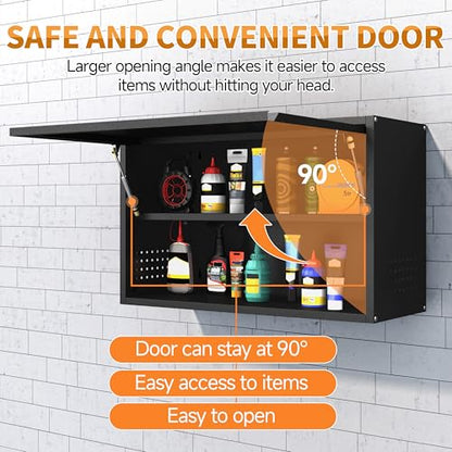 Metal Garage Wall Cabinet with Up