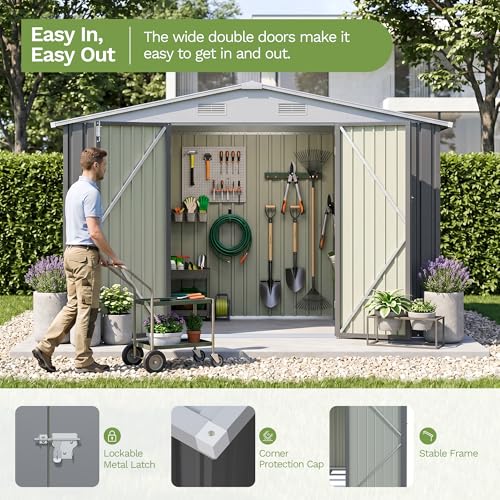 10x12 FT Outdoor Storage Shed