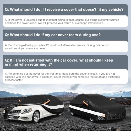 10 Layers Sedan Car Cover Custom Fit for Mercedes