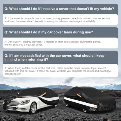 10 Layers Sedan Car Cover Custom Fit for Mercedes