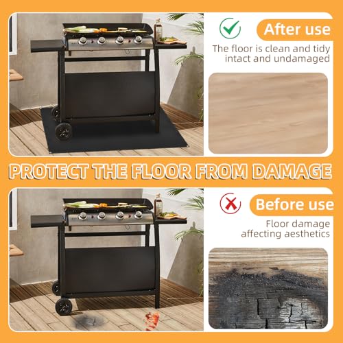 Under Grill Mat for Outdoor Grilling