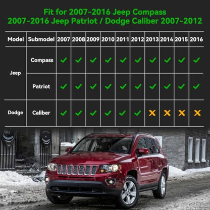for Jeep Compass & Patriot Floor Mats 2007