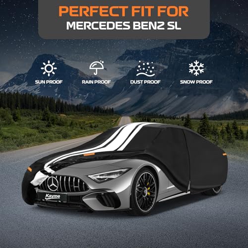 Heavy Duty Car Cover Custom Fit for Mercedes Benz SL