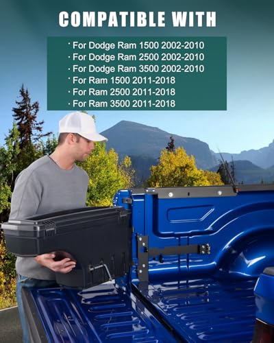 Truck Bed Tool Box for Dodge Ram 1500 2500 3500 2002
