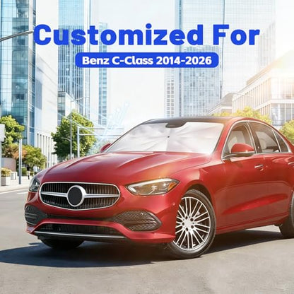 Car Windshield Sun Shade Umbrella for Benz C