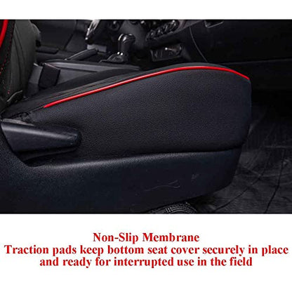 Custom Fit Tacoma Front Car Seat Covers for Toyota Tacoma 2016 2017 2018 2019 2020 2021 2022 2023 Double Cab