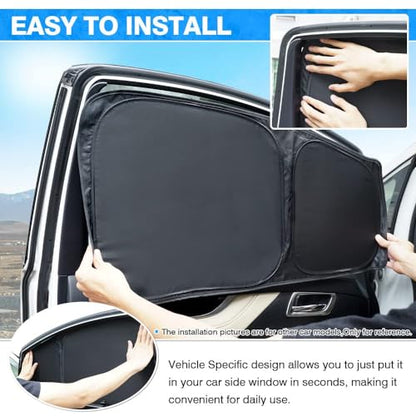 Windshield Sun Shade for Volkswagen ID.4 Crozz 2021 (8 Count)