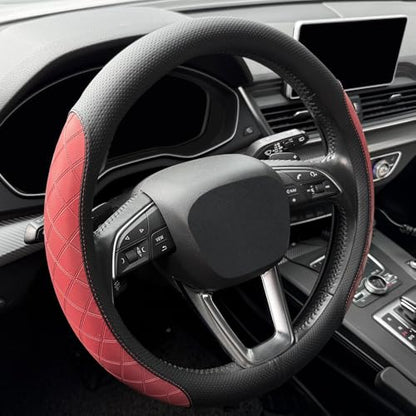 Nappa Leather Steering Wheel Cover