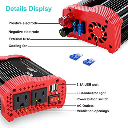 200W Car Power Inverter