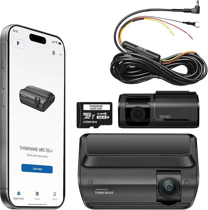 ARC700 Dash Cam 4K Front and 2K Rear