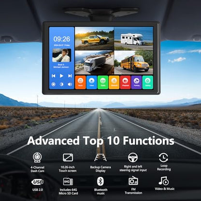4 Channel Backup Camera System