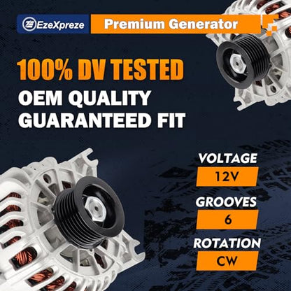 Ezexpreze 8318 New Alternator Fit for Ford F150 V8 4.6L 5.4L 2004