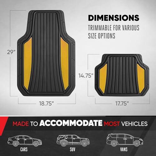ChromeTech Car Floor Mats Full Set