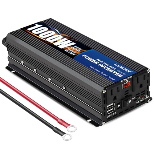 1000W Pure Sine Wave Inverter 12V to 110