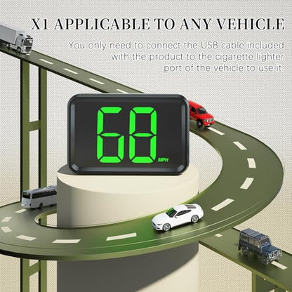 GPS Digital Speed Meter with MPH