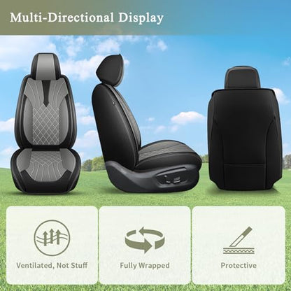 Leather Front Set for Honda Accord Seat Covers 2003