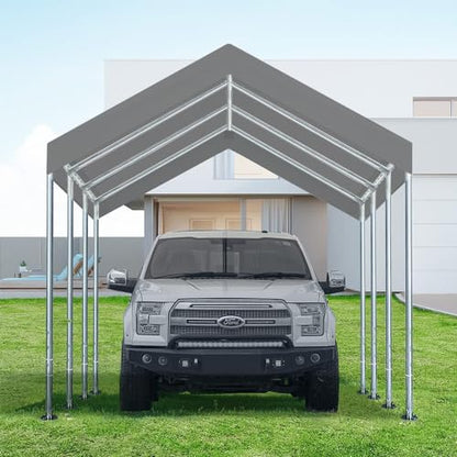 12'x20' Carport Canopy Replacement Cover Gray