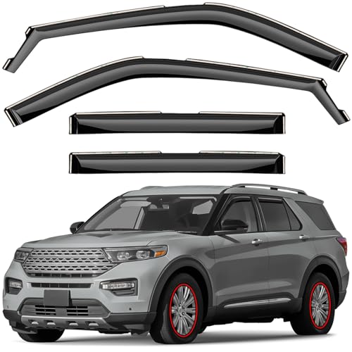 Window Deflectors Smoke Tinted In (4 Count)