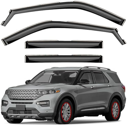 Window Deflectors Smoke Tinted In (4 Count)