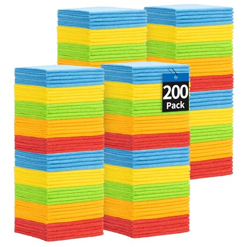Microfiber Cleaning Cloth (200 Count)