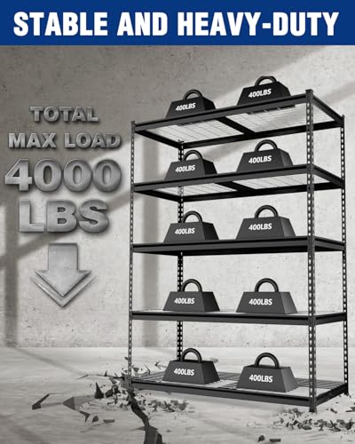 5 Tier Heavy Duty Metal Shelving Unit