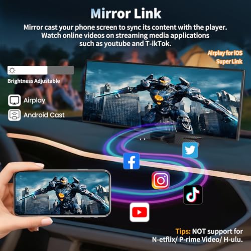 Wireless A pple Carplay Screen for Car