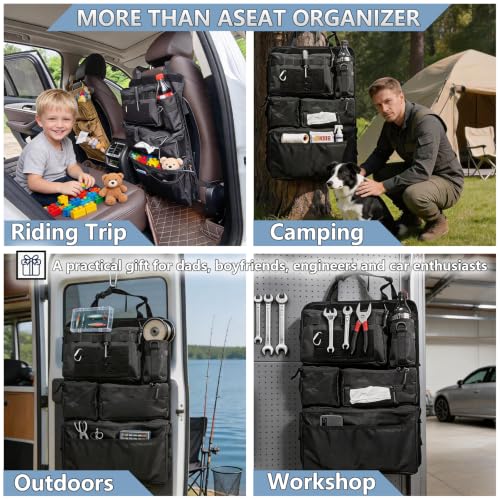 2 Set Tactical Seat Back Organizer