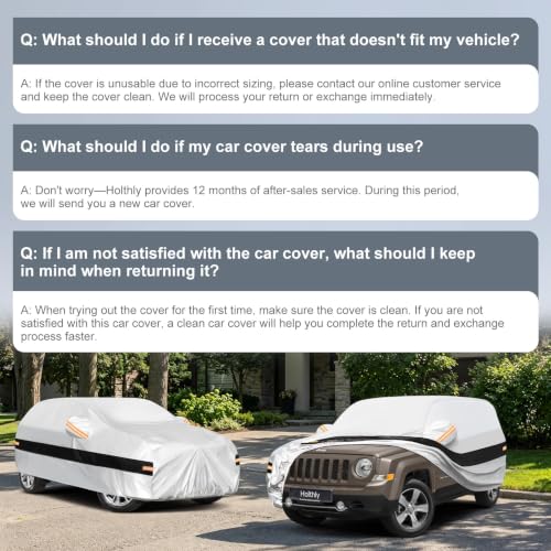10 Layers SUV Car Cover Custom Fit for Jeep Patriot