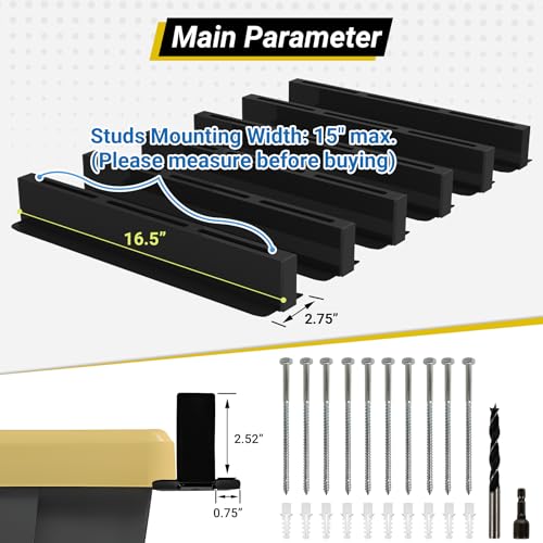 5 bin Overhead Garage Storage Rack (6 Count)