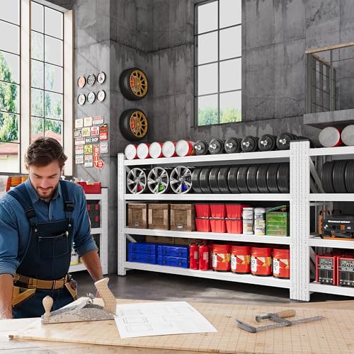 71.3” Wide Heavy Duty Metal Garage Shelving
