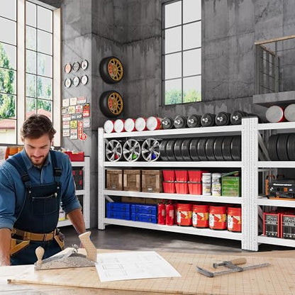 71.3” Wide Heavy Duty Metal Garage Shelving