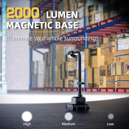 Rechargeable Gooseneck Work Light
