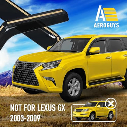 Extra Durable Window Deflectors in (4 Count)
