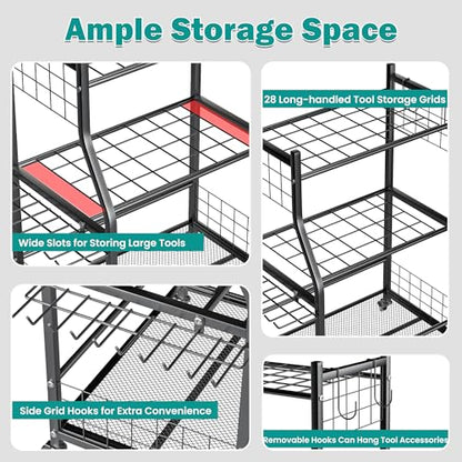 Garden Tool Organizer Stand