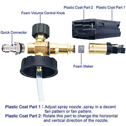Foam Cannon for Pressure Washer