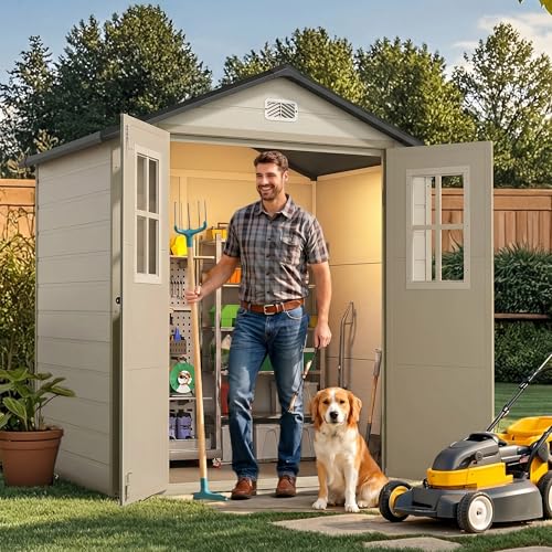 6x4.4 FT Outdoor Storage Shed