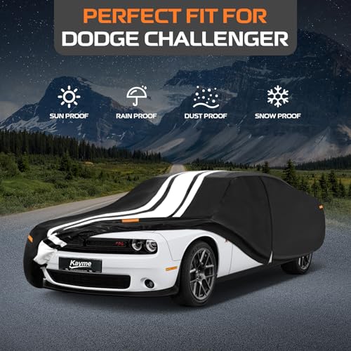 Heavy Duty Car Cover Custom Fit for Dodge Challenger Demon Hellcat