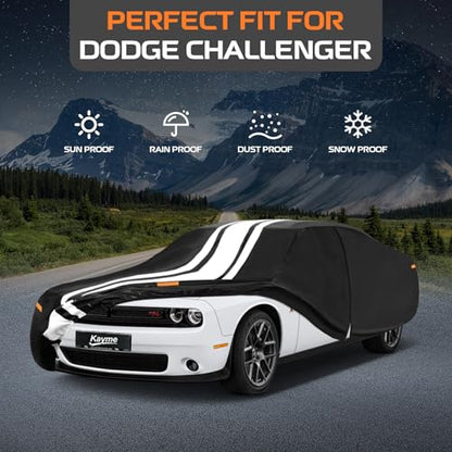 Heavy Duty Car Cover Custom Fit for Dodge Challenger Demon Hellcat