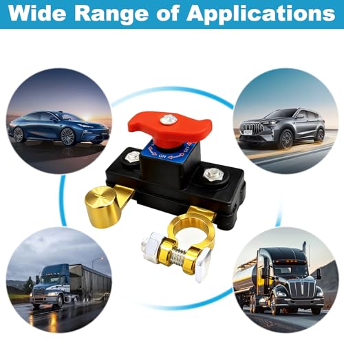 2PCS Car Battery Power Cut