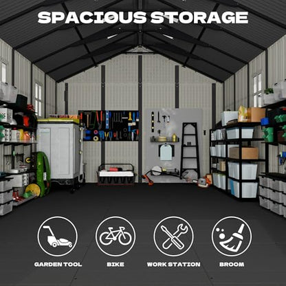 10x10 FT Resin Storage Shed with Floor
