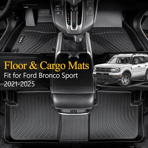 All Weather Floor Mats & Cargo Liner for Ford Bronco Sport 2021