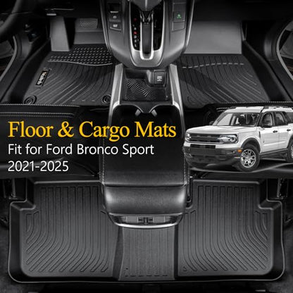 All Weather Floor Mats & Cargo Liner for Ford Bronco Sport 2021